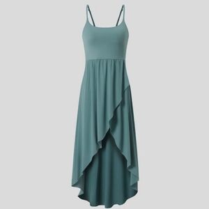 LG HALARA Teal High Low Dress Breezeful